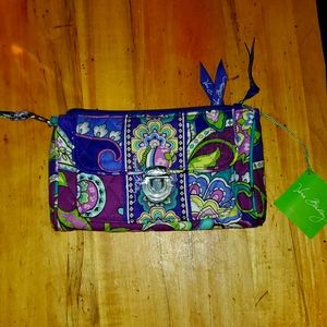 Vera Bradley snap front  Wristlet clutch wallet